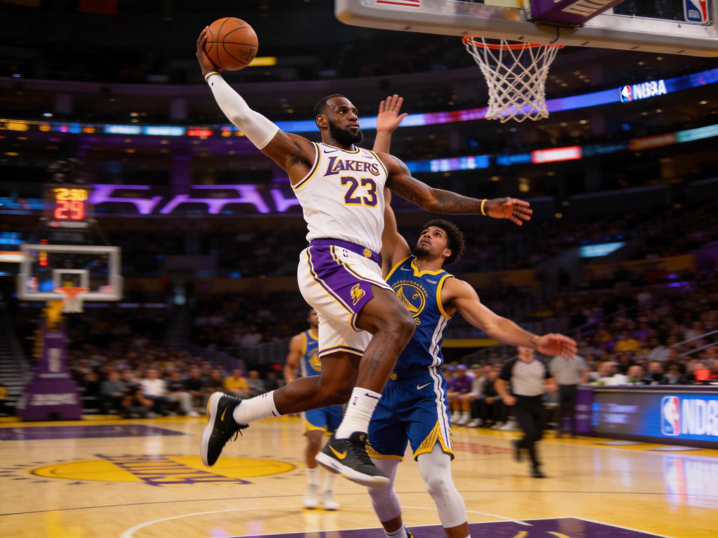 NBA即时比分 - 最新NBA篮球比赛实时比分数据 - 湖人对勇士、詹姆斯隔人暴扣、精彩集锦、Highlights、视频中心